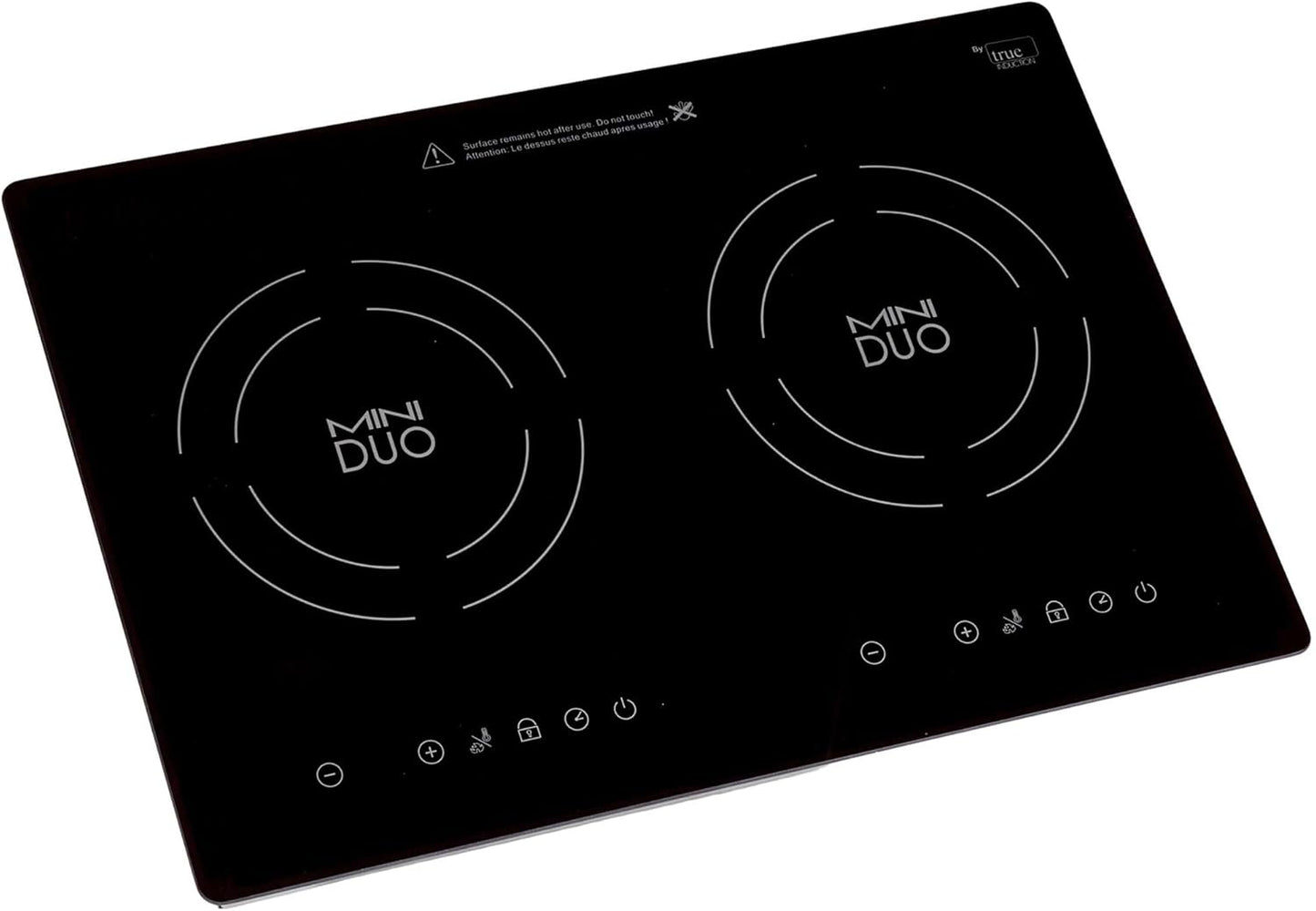 MD-2B 20 inch Built-In Mini Duo Induction Glass-Ceramic Cooktop, 1750W, UL858 Certified