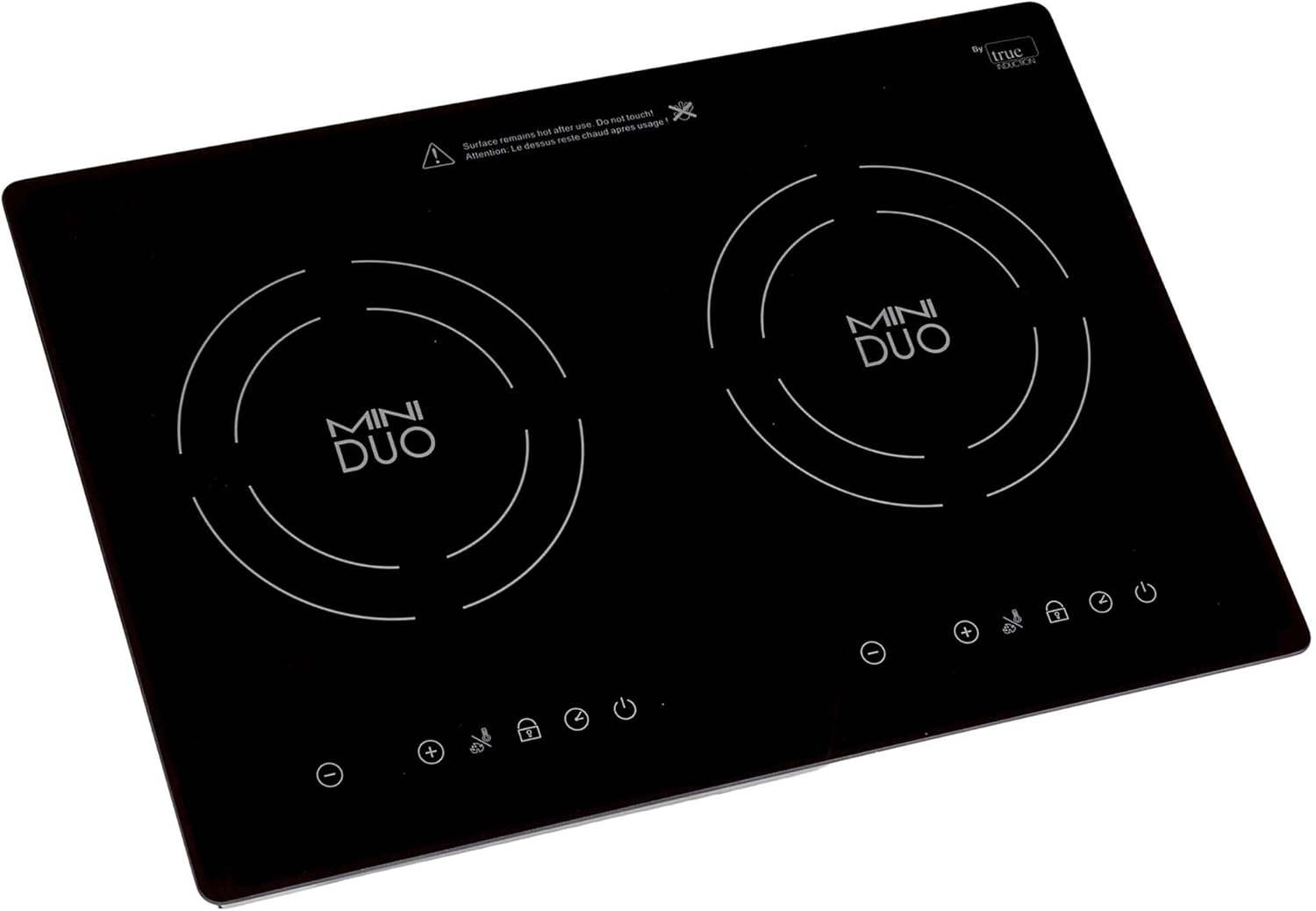 MD-2B 20 inch Built-In Mini Duo Induction Glass-Ceramic Cooktop, 1750W, UL858 Certified