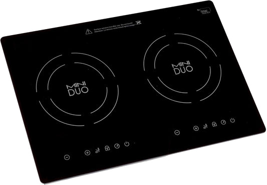 MD-2B 20 inch Built-In Mini Duo Induction Glass-Ceramic Cooktop, 1750W, UL858 Certified