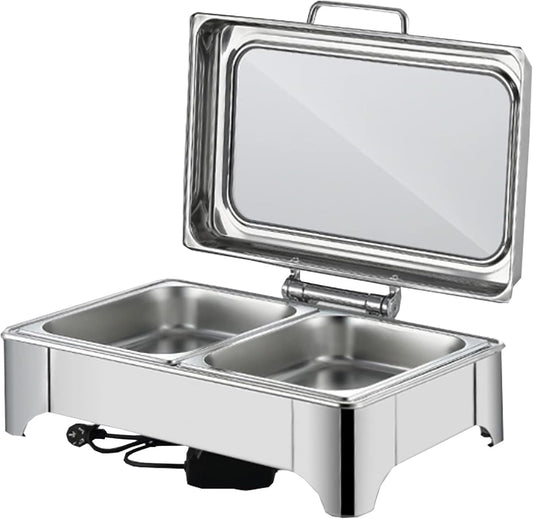 Food Warmer, Stainless Steel Food Warmer, hot Pot Electric Buffet Food Warmer, Keep Food Fresh and Delicious, Keep Food Fresh, Buffet Commercial hot Dishes