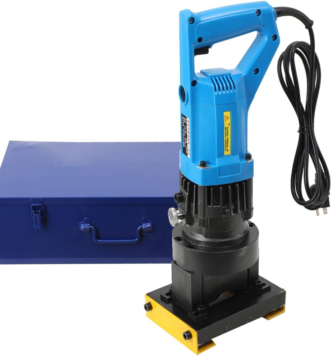1400W Hydraulic Angle Iron Steel Cutter 110V Portable Electric Hydraulic Angle Iron Cutter for Steel Plate, Iron Plate, Aluminum Plate, and U-Steel cutting speed 2-3 seconds
