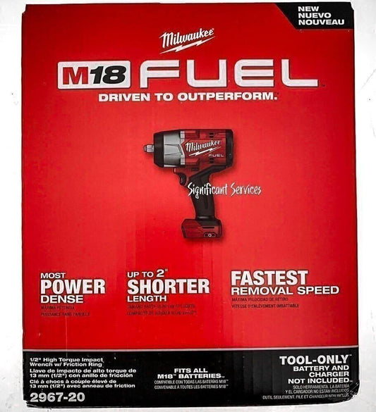 Milwaukee Electric - M18 Fuel 1/2 HIGH Torque Impact Wrench W/FRICTI