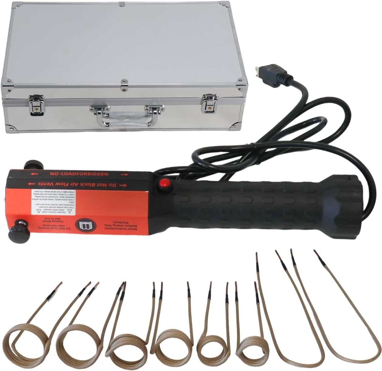 Flieeya Induction Heater Bolt Removal, 1100W 110V Bolt Heater Tool with 8 Coil & Rugged Carrier Case, Safely Remove Rusty Nuts, Bolts, Screws