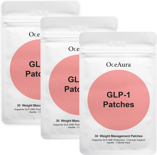 3Packs GLP - 1 Patches，GLP-1 Patches for Women & Men - 90Count.