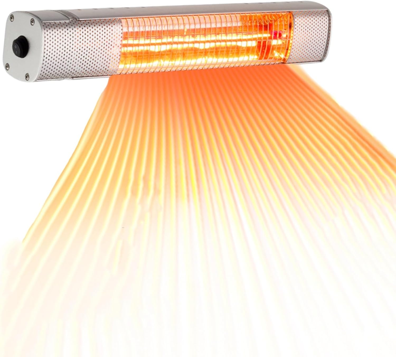 1500W Patio Heater, Wall Mounted/Ceiling/Tripod Electric Heater Outdoor, IP65 Waterproof Space Heaters, for Garage,Courtyard, Restaurant(Wall-mounted lamp)