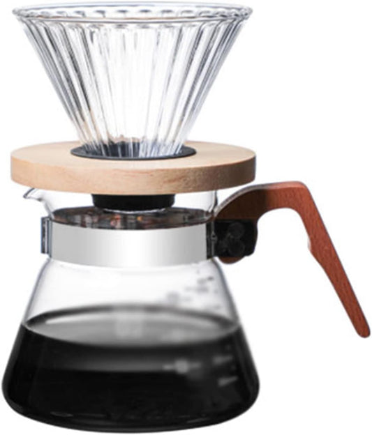 Coffee Kettle stovetop Coffee Pot, Coffee Set, Coffee Filter Cup, Thickened Glass Filter, Coffee Pot