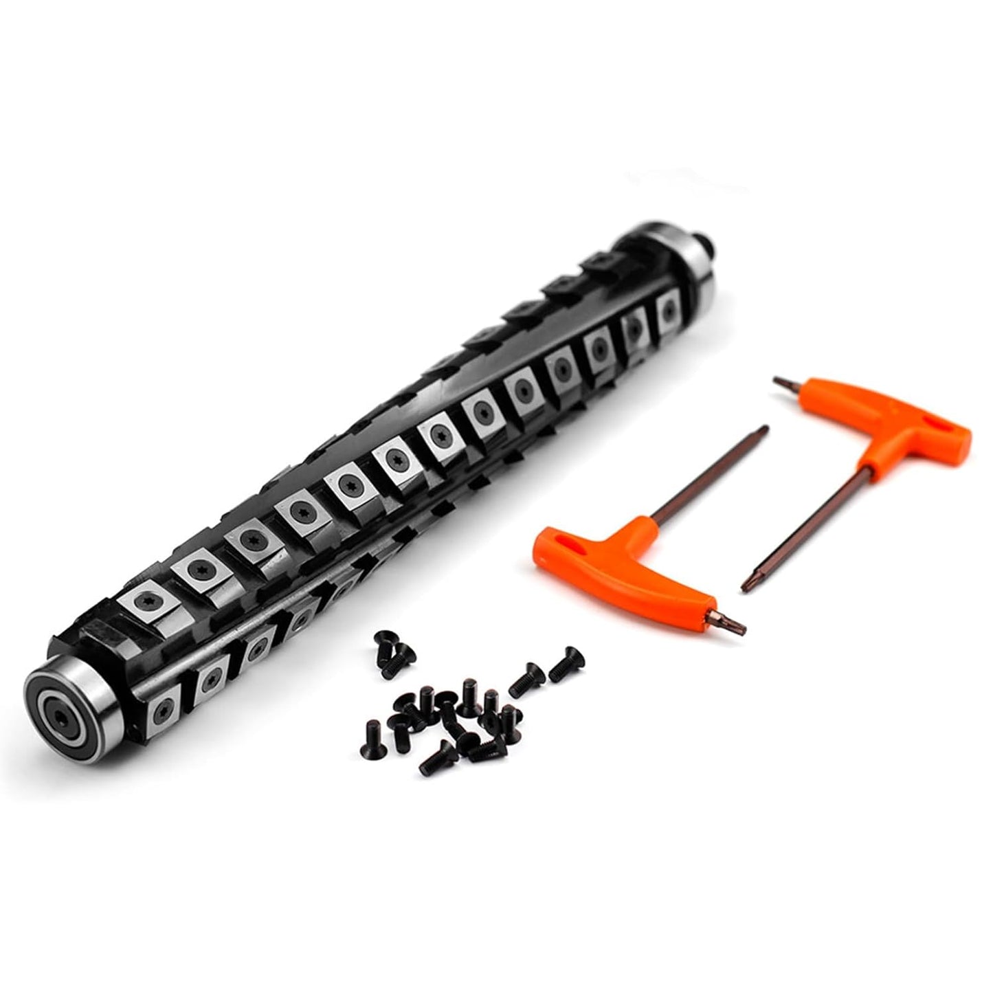 FINDBUYTOOL 12.5 inch Helical Cutterhead for DeWalt DW734 DW733 Planer, 4 Rows for DW734/DW733 Thickness Planer