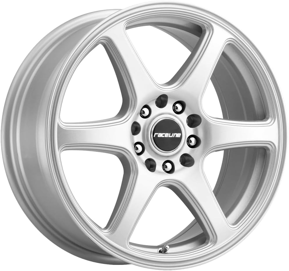 Raceline Wheels 146S MATRIX Satin Silver Wheel (15 x 7. inches /5 x 110 mm, 40 mm Offset)