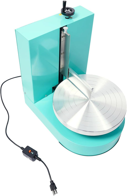 YM-16 PRCD,Birthday Cake Cream Smooth Coating Decoration Machine,Cake Cream Spreading Machine,Cake Decorating Machine,Green Bread Cream Jam Spreader,60-320rpm,for Cake Shops,Food Shops