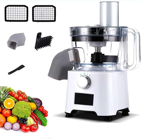Generic Electric Vegetable Dicer, Vegetable Chopper Dicer Shredder for Home and Commercial Use with 6mm & 8mm Blades, Perfect for Chopping Carrots, Potatoes, Onions 800W