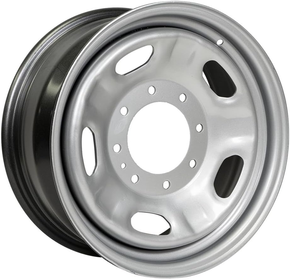 17x7.5 inch Custom Wheel - Grey Dually Style Steel Rim ST Bolt- Pattern 8x170 mm Offset 40 mm