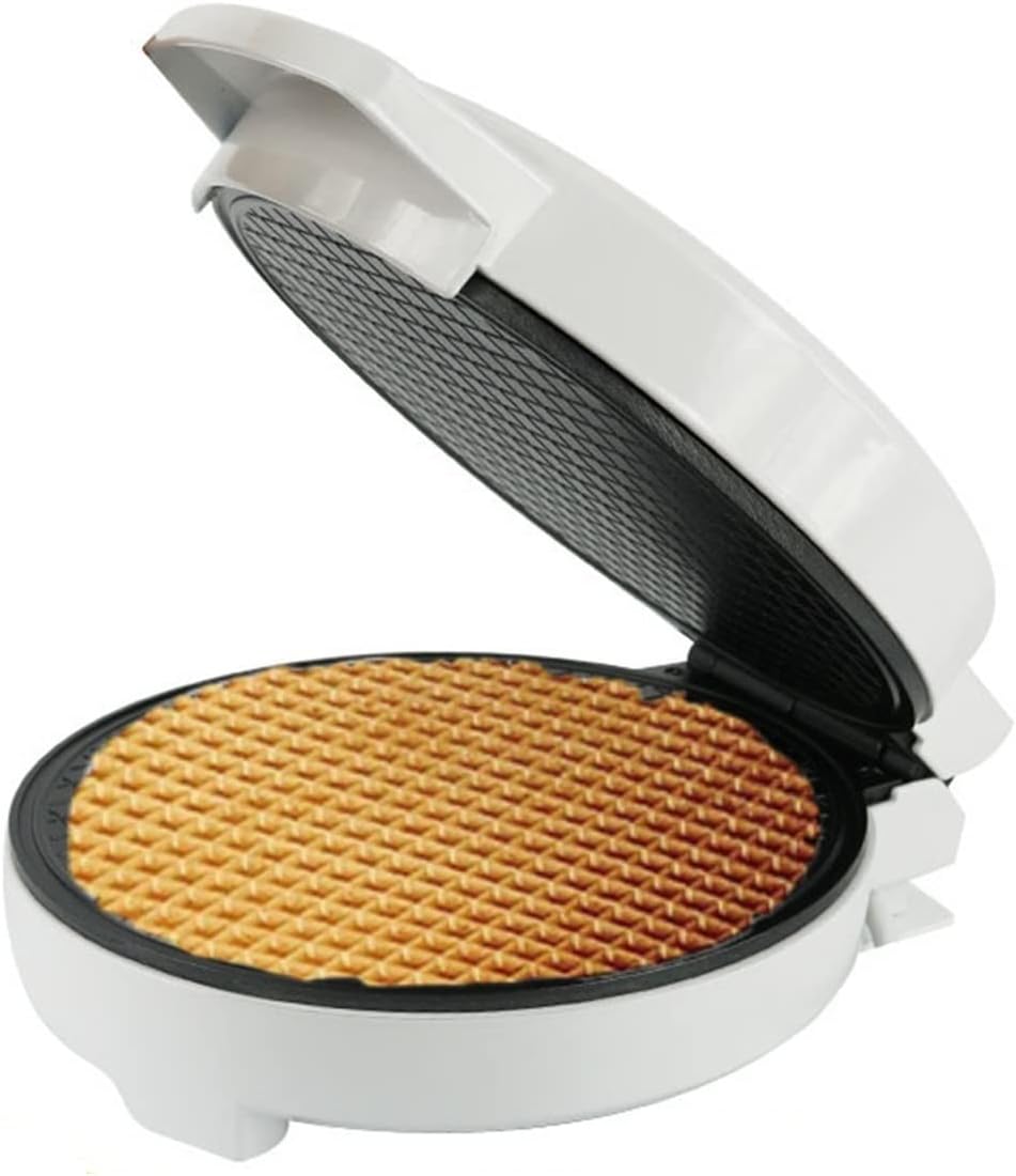 Electric Griddles， Household Breakfast Egg Roll Machine Electric Baking Pan Baking Machine Cone Maker Homemade Ice Cream Cone Machine (Color : One Color, Size : US)