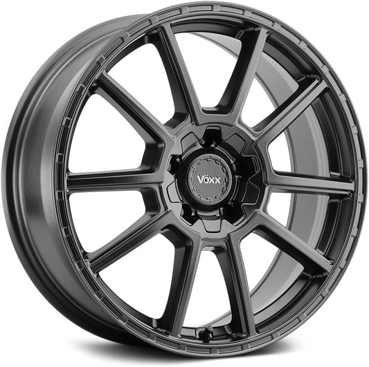 Voxx MONTE Custom Wheel - 16x7, 40 Offset, 5x114.3 Bolt Pattern, 73.1mm Hub - Matte Black Rim