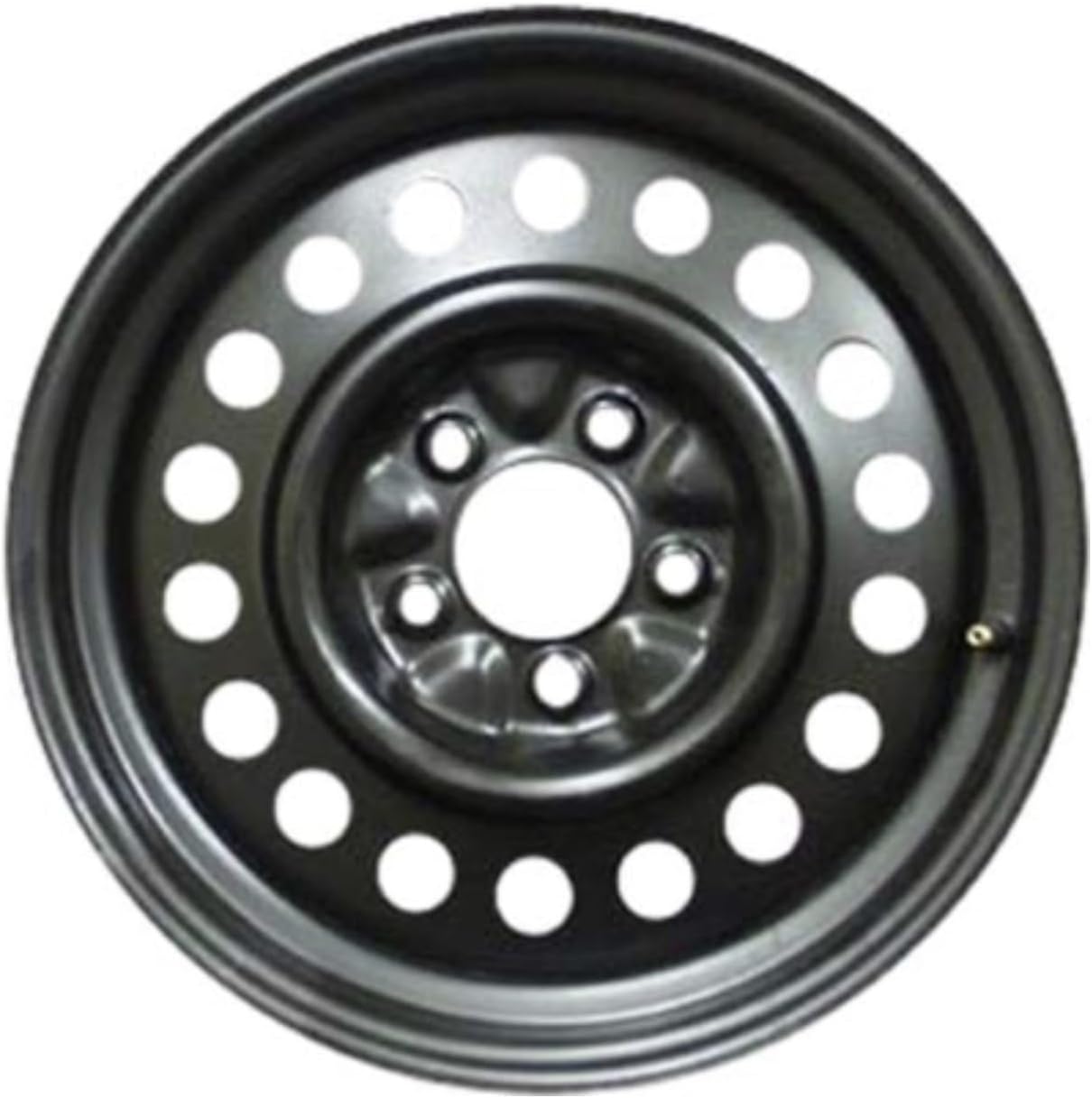 16x7" Reconditioned Genuine Factory OEM Black Steel Wheel Rim for Chrysler Concorde 1998-2004; Dodge Intrepid 1998-2004 | 2092