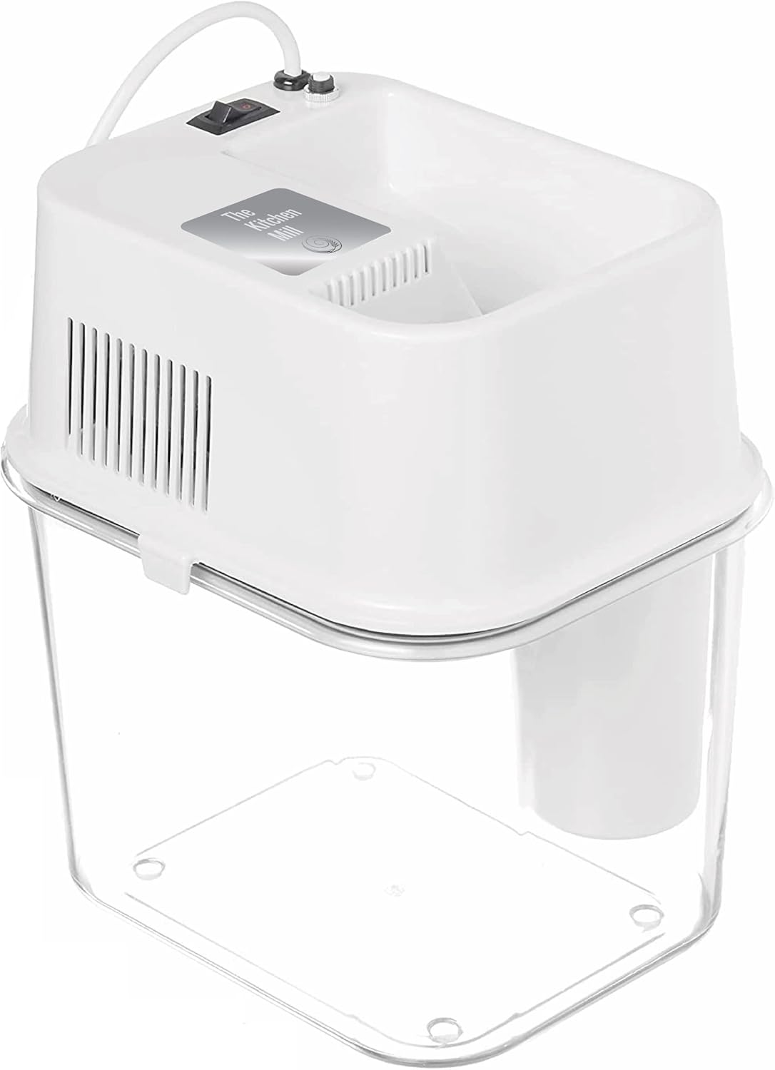 Electric Grain Mill - High Speed Wheat, Corn, Grain Grinder, Flour Mill - Assembled in the USA - Stainless Steel Milling Chamber