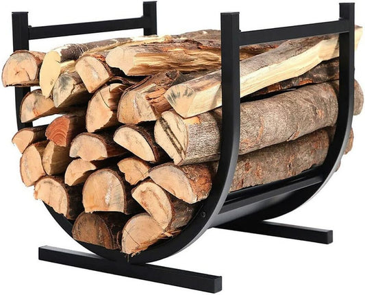 Outdoor Fireplace Firewood Rack Log Store Firewood Rack Indoor Wood Holders Firewood Outdoor Fireplace Storage Log Rack Holder Log Store Fireplace Tools(