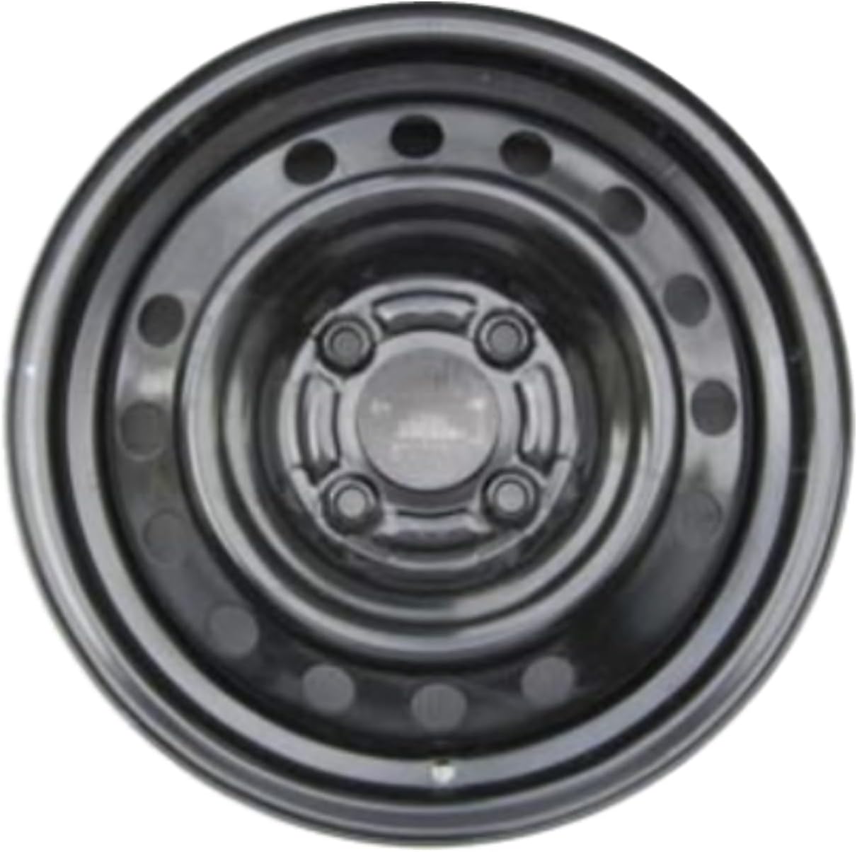 15" 15x6" Reconditioned OEM Black Steel Wheel Rim for 2009-2014 Nissan Cube | 62530