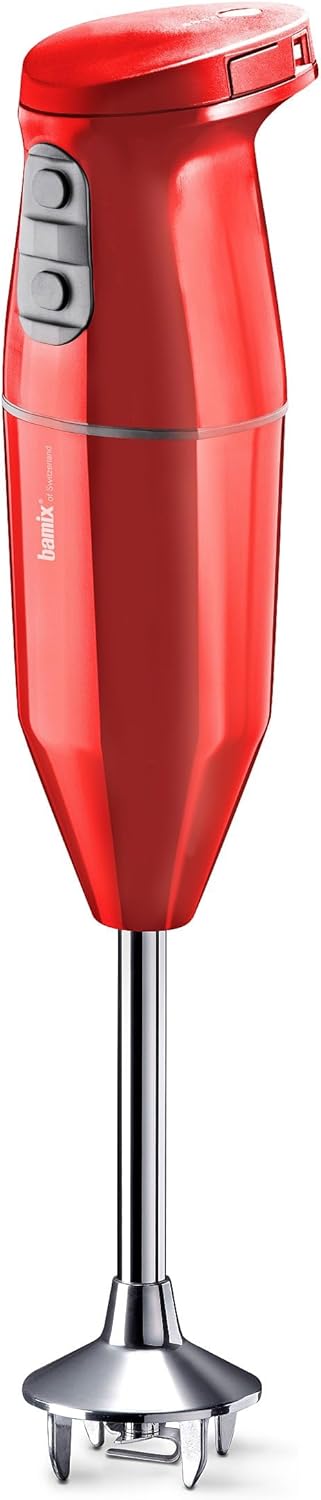 bamix® of Switzerland Cordless Basic Stick Blender\/Immersion Blender, Red \u2013 Multipurpose Blade, Beater, Whisk