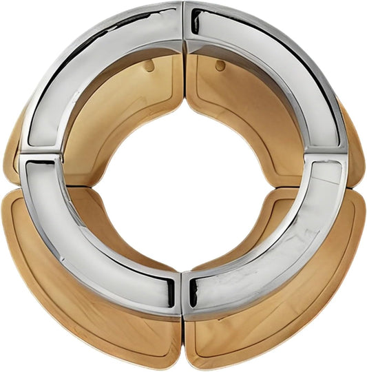 4 Piece Stove Burner, Small Table Top Fire Pit, Portable Mini Fireplace, Compact Heater with Stable Base and Refillable Container, Outdoor Decor for Beach Garden Patio Balcony Picnic Gathering Evening