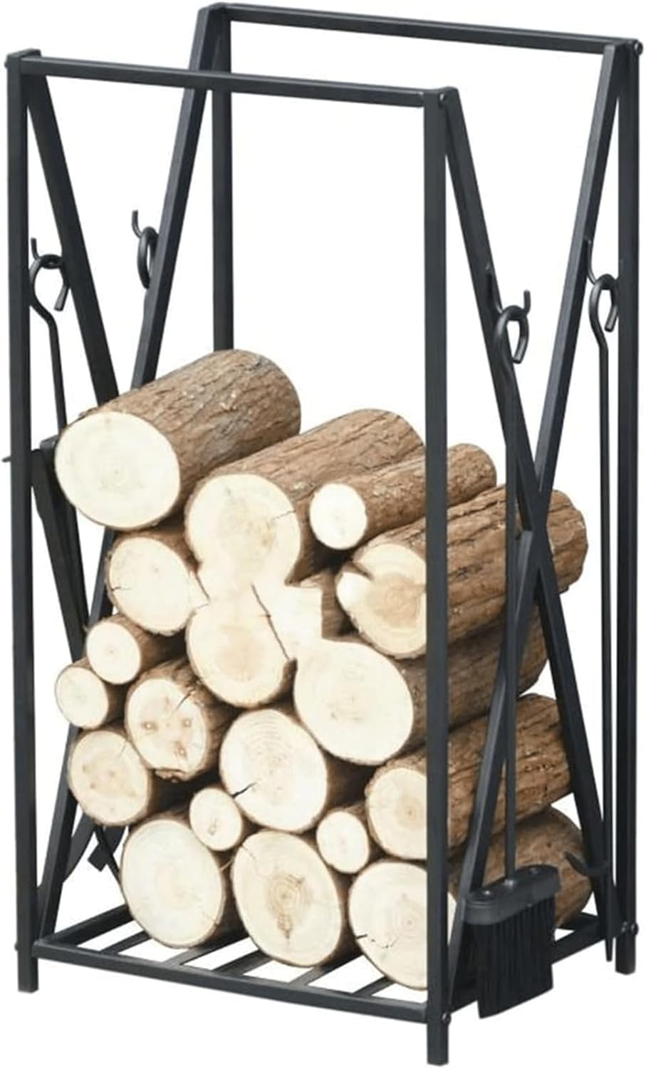 Firewood Rack Firewood Racks Extra Long 71.6In Firewood Storage - Outdoor Log Holder For Patio Deck Fireplace Fire Pit - Adjustable Wood Pile Storage Stacker - Easy Assem