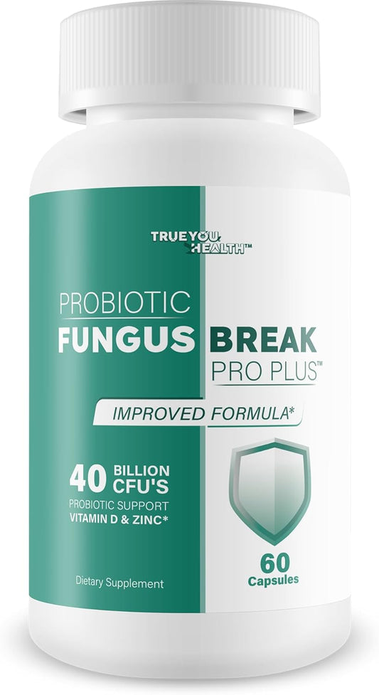 Probiotic Fungus Break Pro Plus - Improved Formula - Our Best Nail Fungus Probiotics For Nail Fungus Care - Best Nail Fungus Pills - Natural Nail Fungus Care Best Nail Fungus Treatment Probiotic Pills
