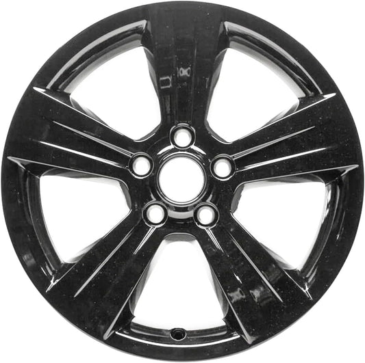 New 17x6.5 17-Inch Gloss Black Aluminum Alloy Wheel Rim Fits Jeep Compass and Patriot 2011-2017 ALY02380U45N