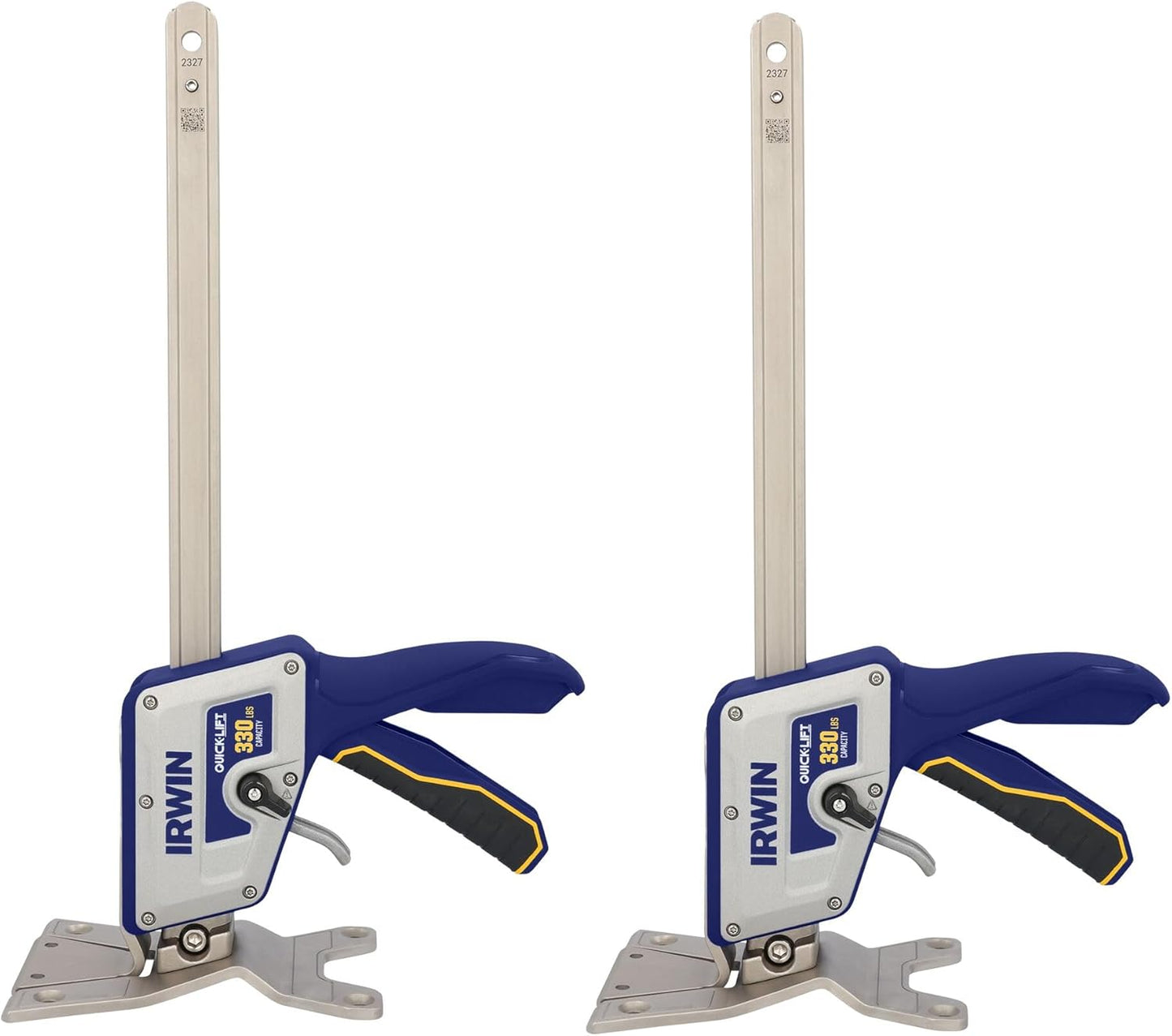 IRWIN Quick-Lift Construction Jacks, Hand Lifting Jack Tool, Multifunctional, Lift up to 10" and Lift Capacity 330 lbs, Pack of 2 (IRHT83100-2)
