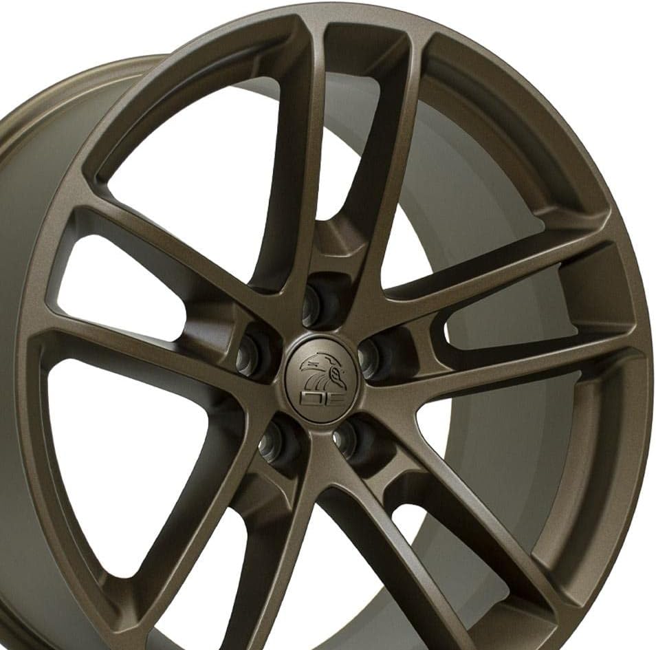 OE Wheels DG23 20 Inch Rim Fits Charger/Challenger SRT Hellcat Style 5x115 20x9 Satin Bronze - Hollander 2718 (1)