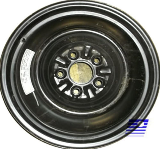 16x4" Reconditioned OEM Compact Mini Donut Spare Black Steel Wheel Rim for 2004-2015 Toyota Prius For 2003-2020 Toyota Corolla | 69419