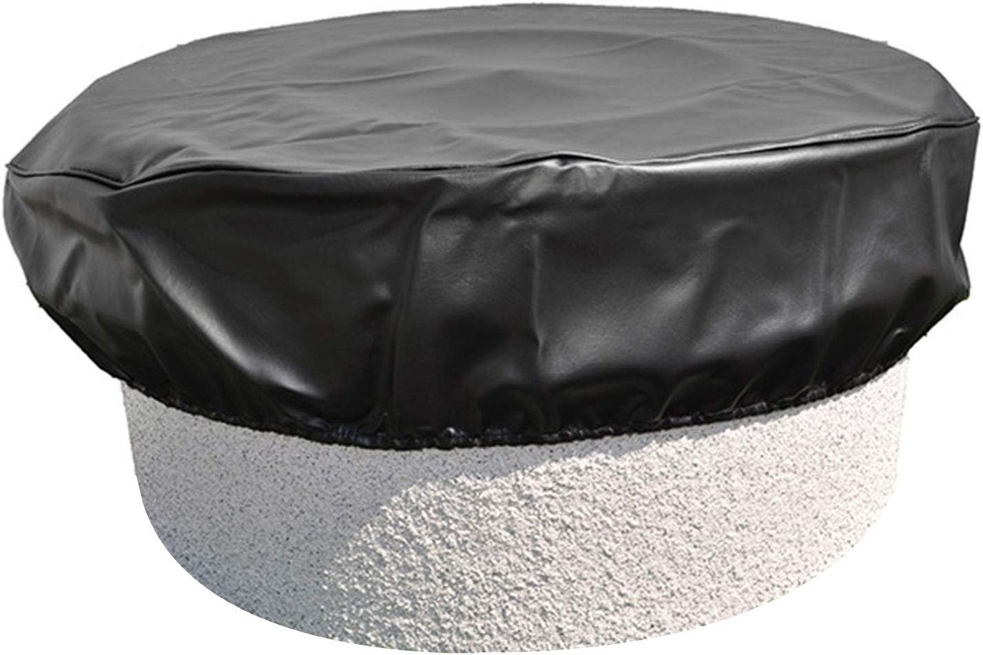 Hearth Products Controls HPC Fire Black Vinyl Fire Pit Cover (FPC-53), Round, 53-Inch