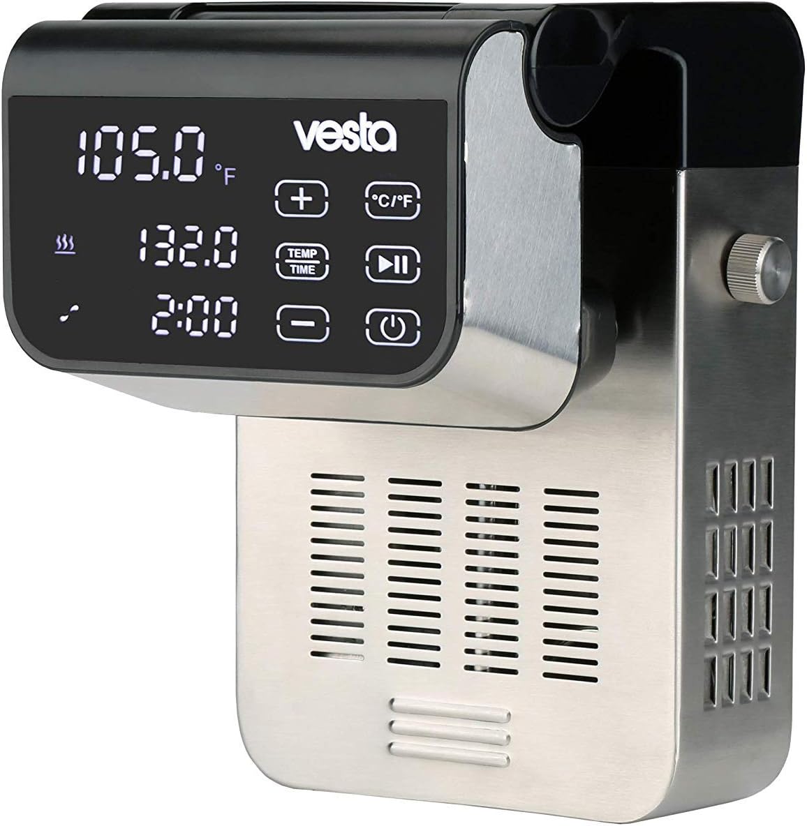 Sous Vide Precision Cooker by Vesta Precision - Imersa Expert | Powerful Pump Design | Accurate, Stable Temperature Control | Wi-Fi App Control | Touch Panel | 50 Liters | 1500 Watts