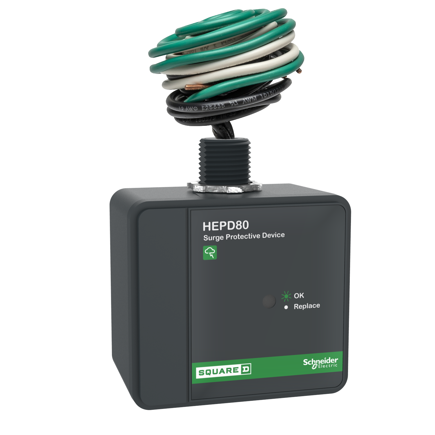 Square D 80-kA Indoor and Outdoor Surge Protective Device HEPD80