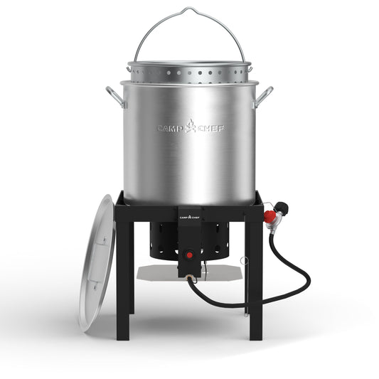 Camp Chef 60-qt Boil Pot with 1-Burner Propane Electronic Stainless Steel Jet Cooker SHP60