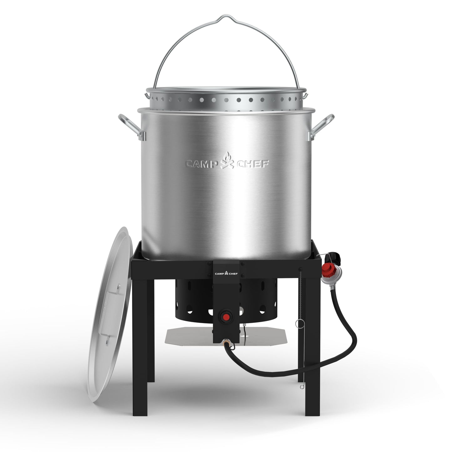 Camp Chef 80-qt Boil Pot with 1-Burner Propane Electronic Stainless Steel Jet Cooker SHP80