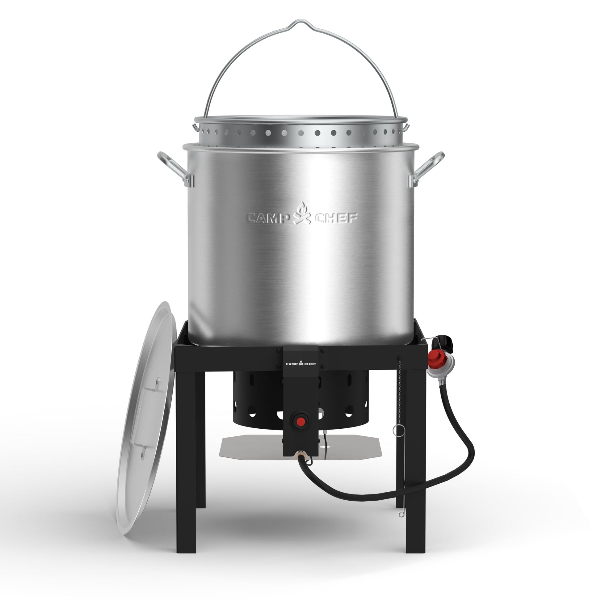 Camp Chef 80-qt Boil Pot with 1-Burner Propane Electronic Stainless Steel Jet Cooker SHP80