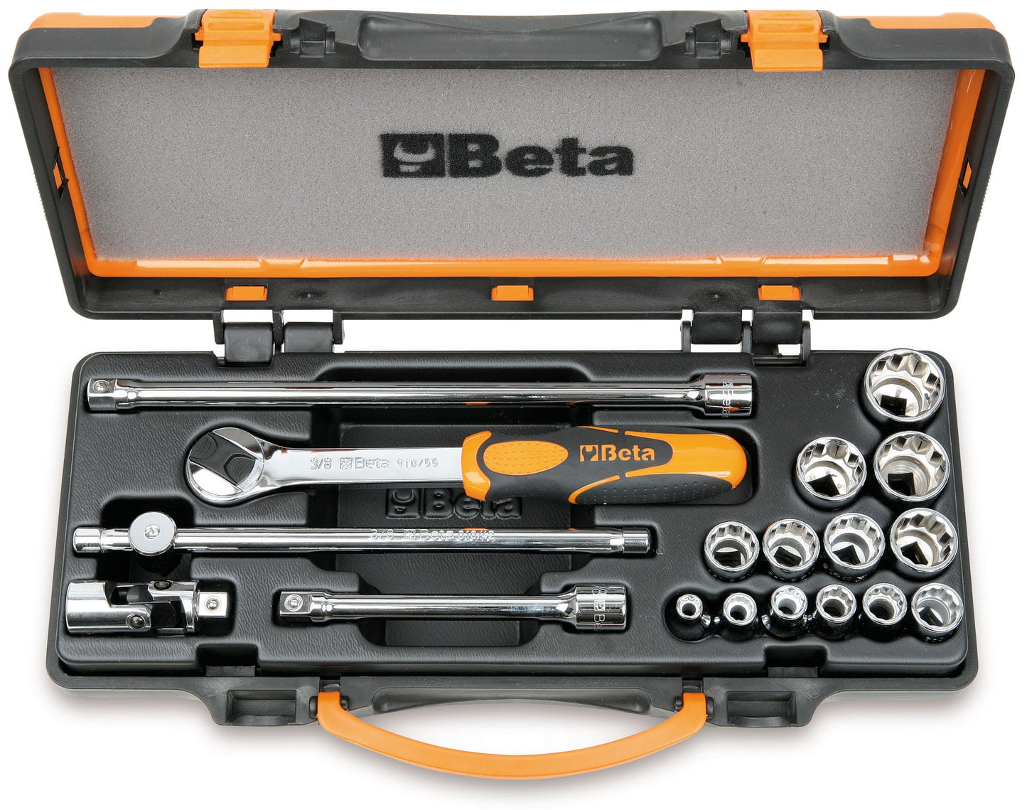 Beta 3/8-in Drive Standard (SAE) Intermediate Socket Set (18-Pieces) 9100925