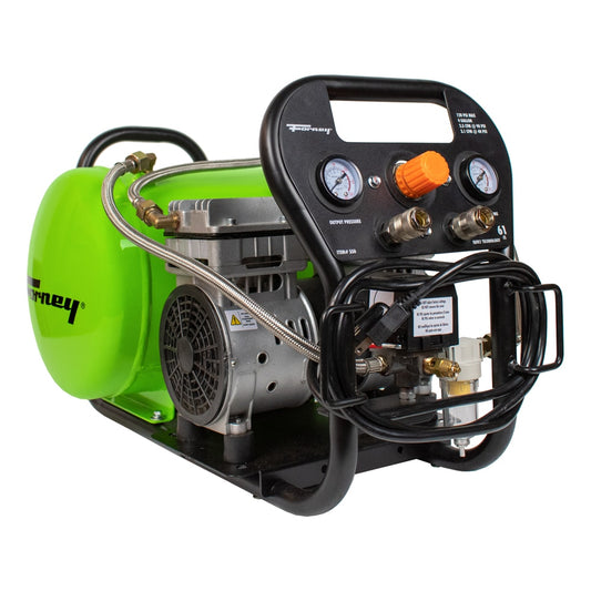 Forney 4-Gallon Portable Electric 120 PSI Horizontal Air Compressor 550