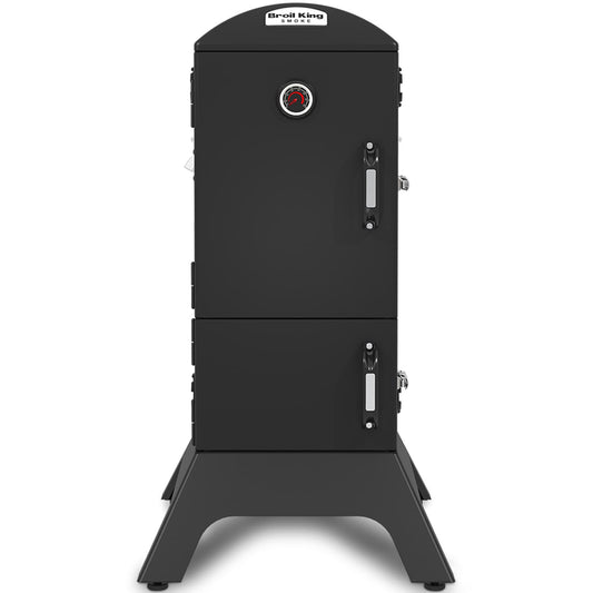 Broil King Smoke Cabinet Charcoal 770-Sq in Black Vertical Charcoal Smoker 923610