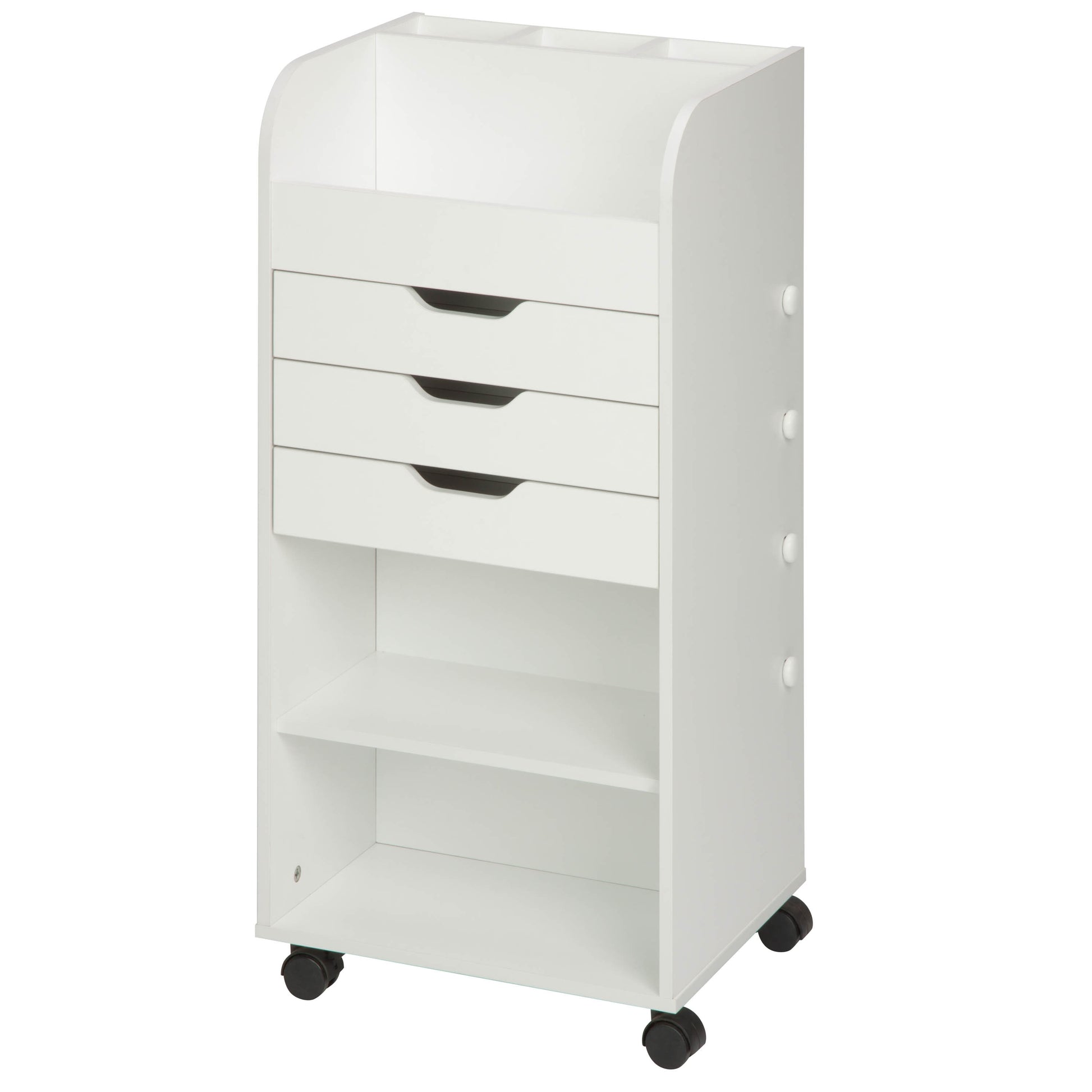 Honey-Can-Do 33.78-in 3-Drawer Shelf Utility Cart CRT-06345