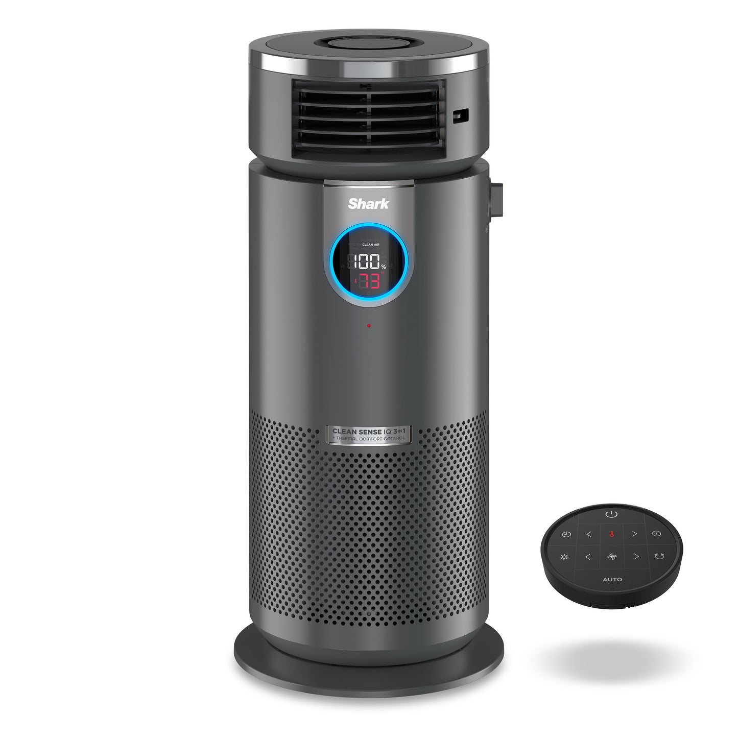 Shark Clean Sense MAX with Odor Neutralizer Technology 6-Speed Black HEPA Air Purifier (Covers, 500-sq ft) HC452