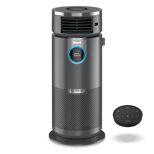 Shark Clean Sense MAX with Odor Neutralizer Technology 6-Speed Black HEPA Air Purifier (Covers, 500-sq ft) HC452