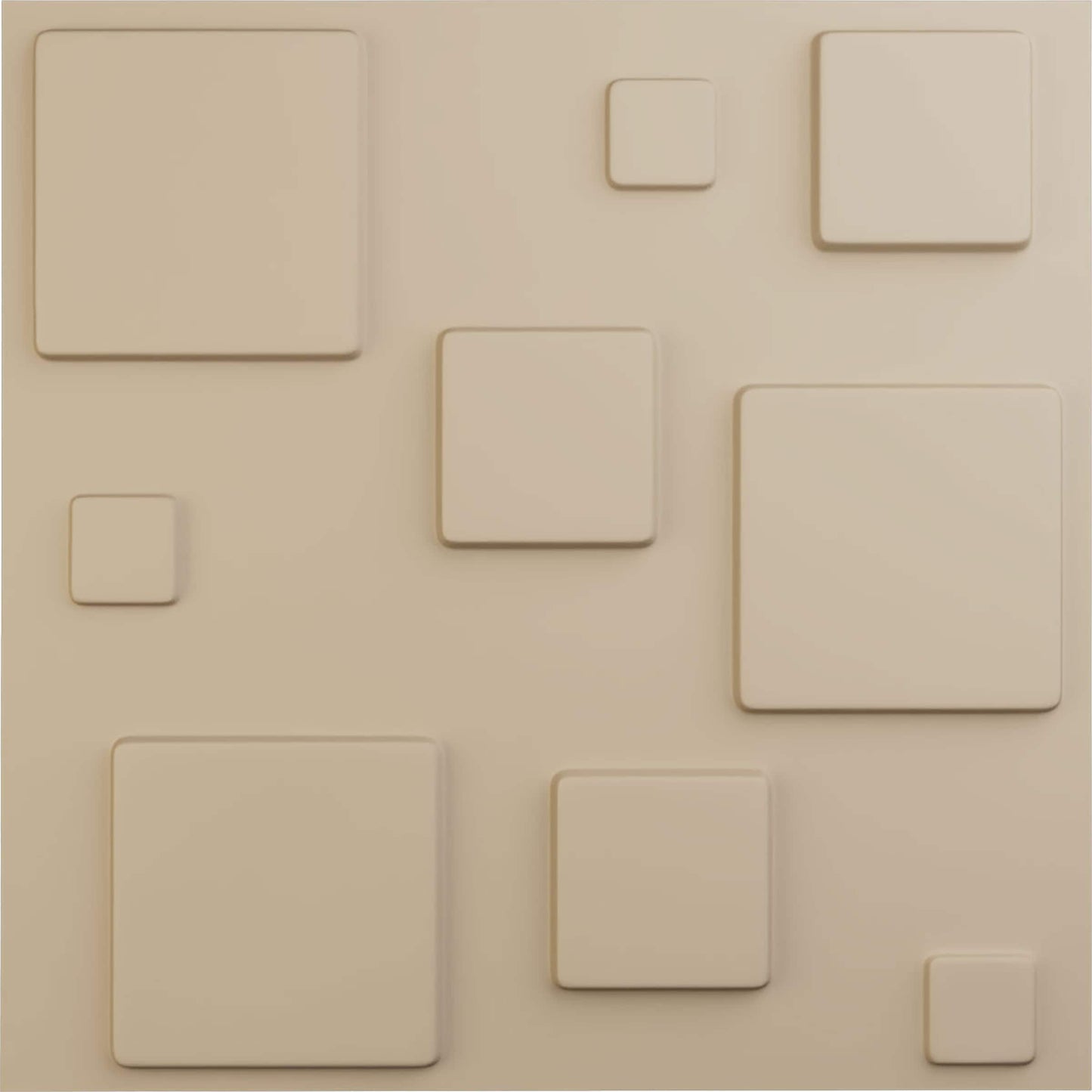 Ekena Millwork 19-5/8-in x 19-5/8-in Embossed Paintable/Stainable Brown/Tan PVC Wall Panel ( 12 -Pack, Covers 32.04 )