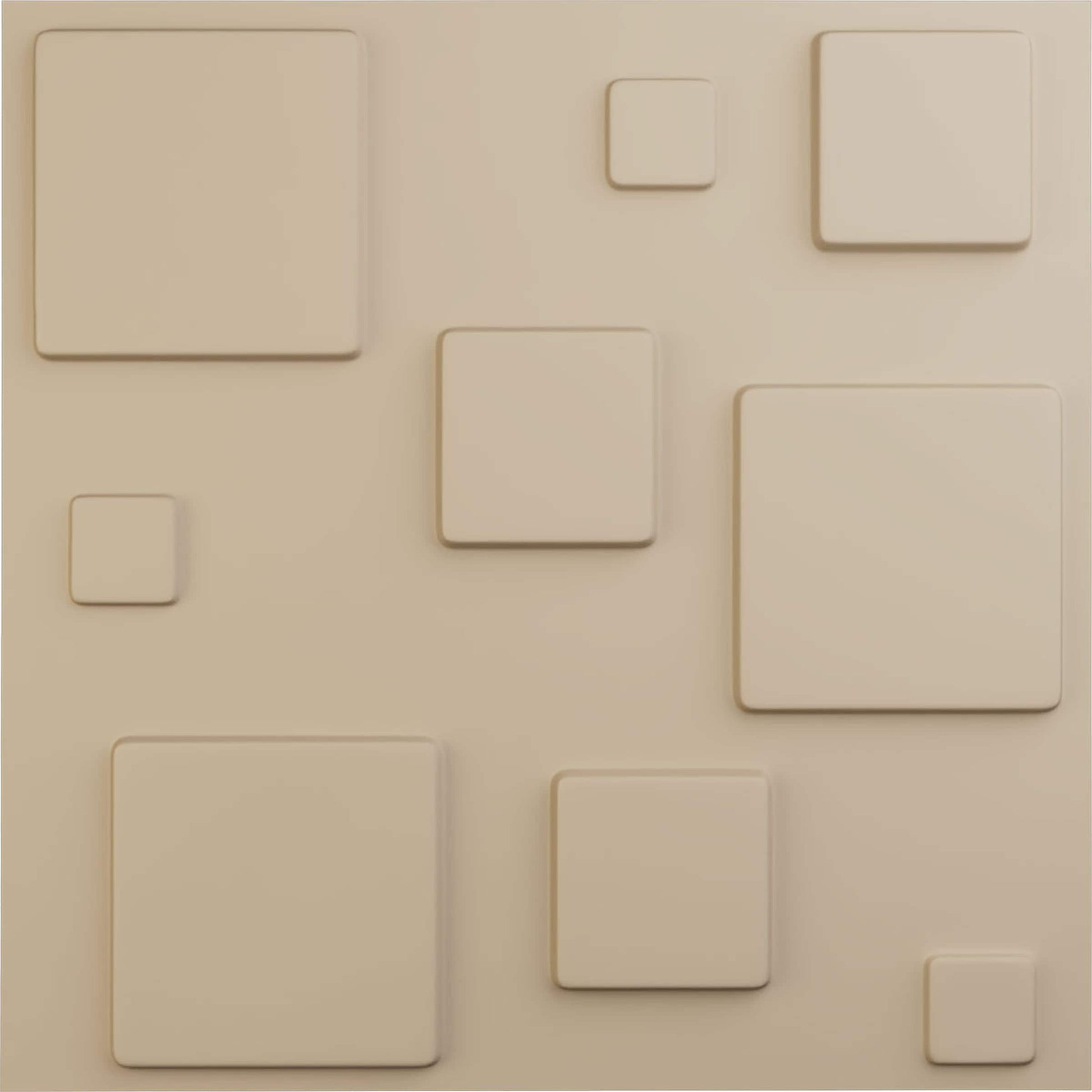 Ekena Millwork 19-5/8-in x 19-5/8-in Embossed Paintable/Stainable Brown/Tan PVC Wall Panel ( 12 -Pack, Covers 32.04 )