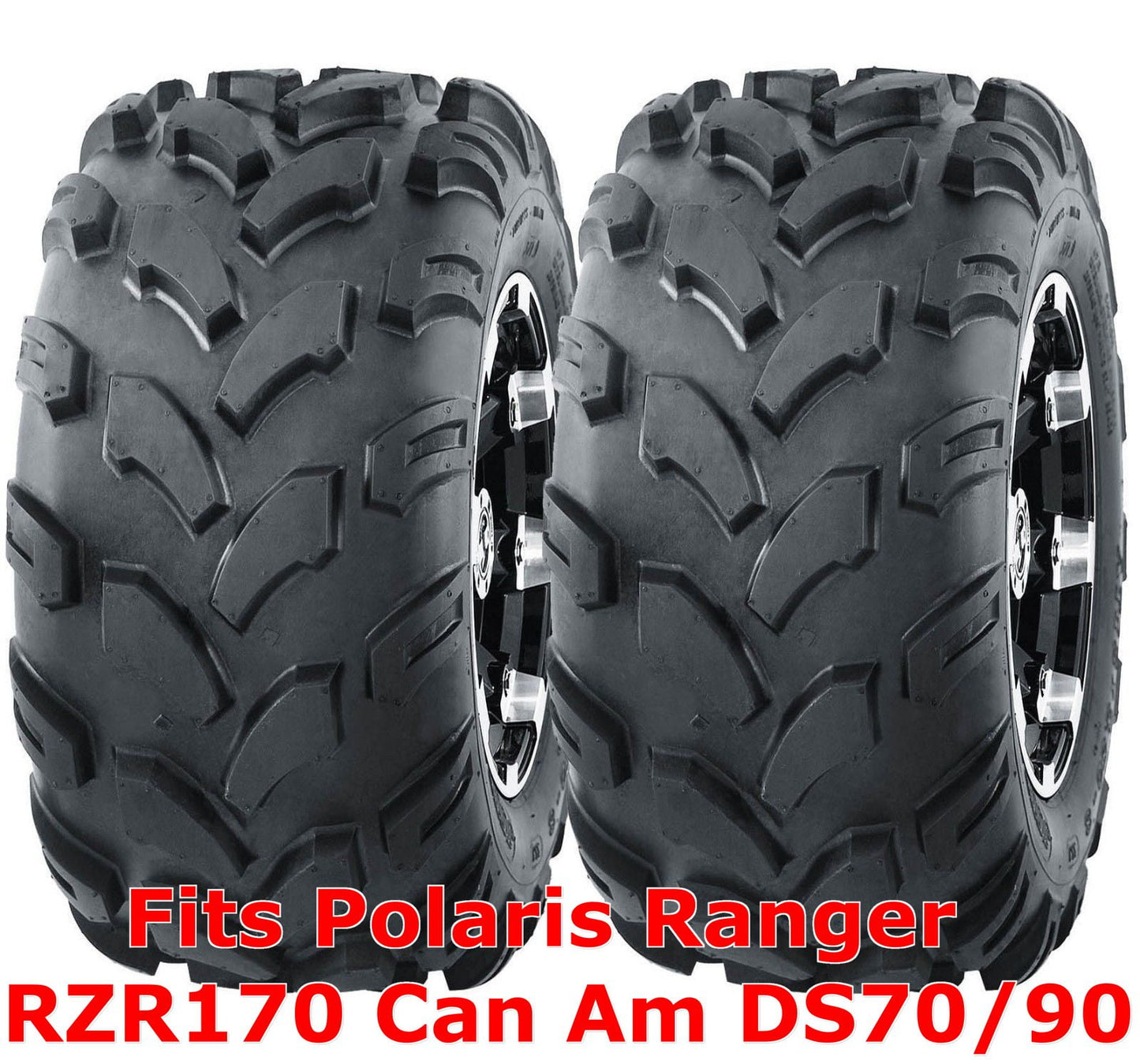 2 WANDA ATV tires 19x7-8 19x7x8 Polaris Ranger RZR170 Can Am DS70/90 front P311