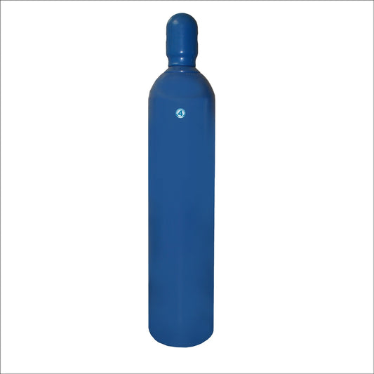 Gaspony Empty 125 CF CGA 580 Cylinder, Blue, 6.5-8 Hours Welding Time TBH MIX4B