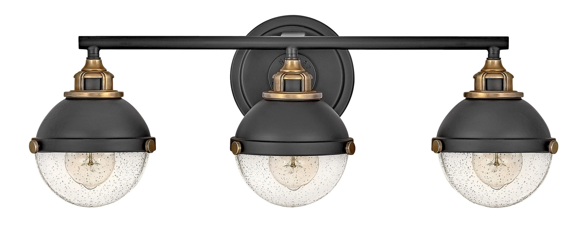 Hinkley Fletcher 25-in 3 -Light Matte Black Traditional Vanity light 5663255