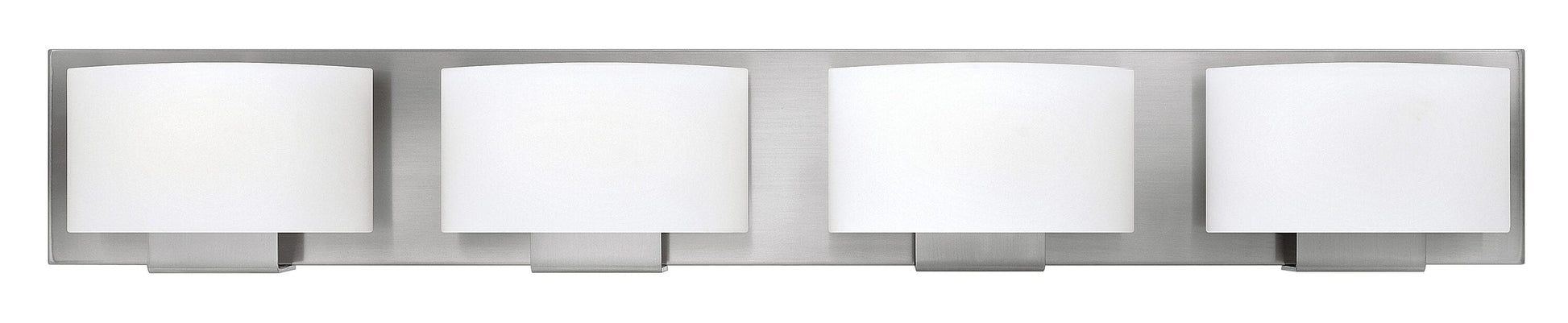 Hinkley Mila 32.25-in 4 -Light Brushed Nickel Modern/contemporary Vanity light bar 5663196