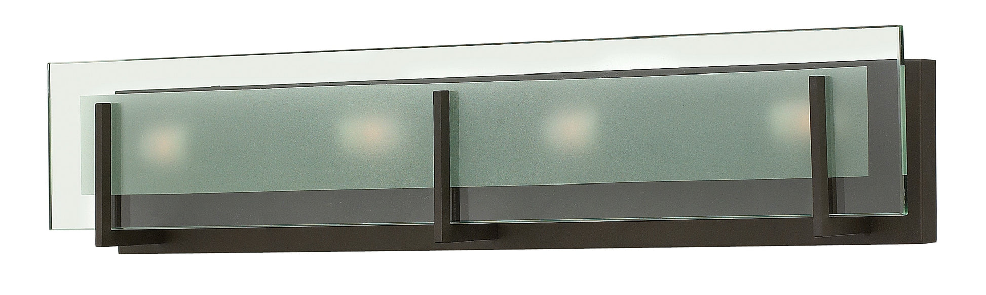 Hinkley Latitude 26-in 4 -Light Oil-rubbed Bronze Modern/contemporary Vanity light 5663126