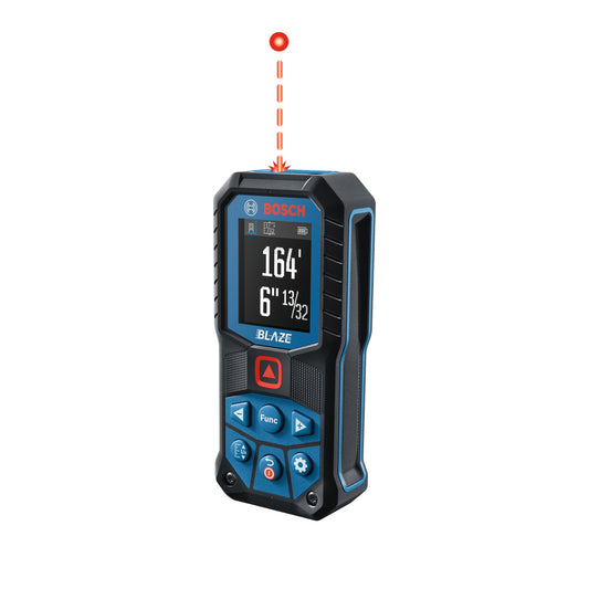Bosch BLAZE 165-ft Indoor Red Laser Distance Measurer with Backlit Display GLM165-22