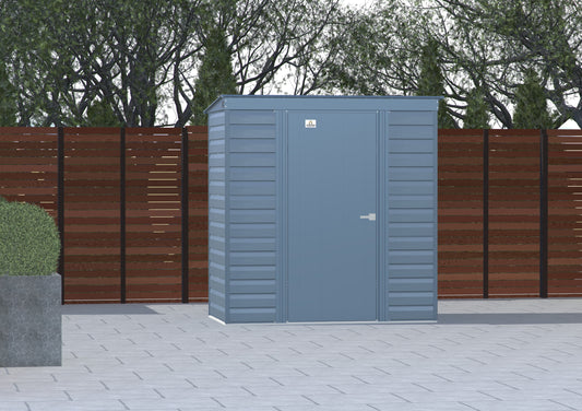 Arrow 6-ft x 4-ft Select Galvanized steel Storage Shed